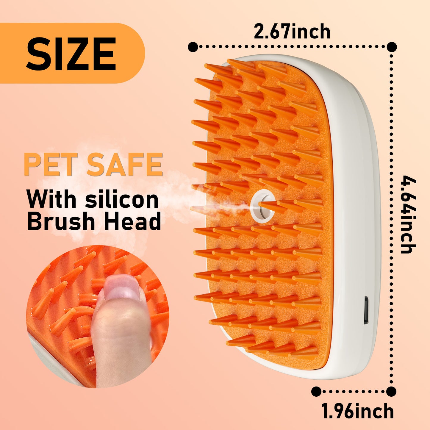 4-in-1 Cat Grooming Brush – Hair Remover, Massager & Bath Tool (Copy)